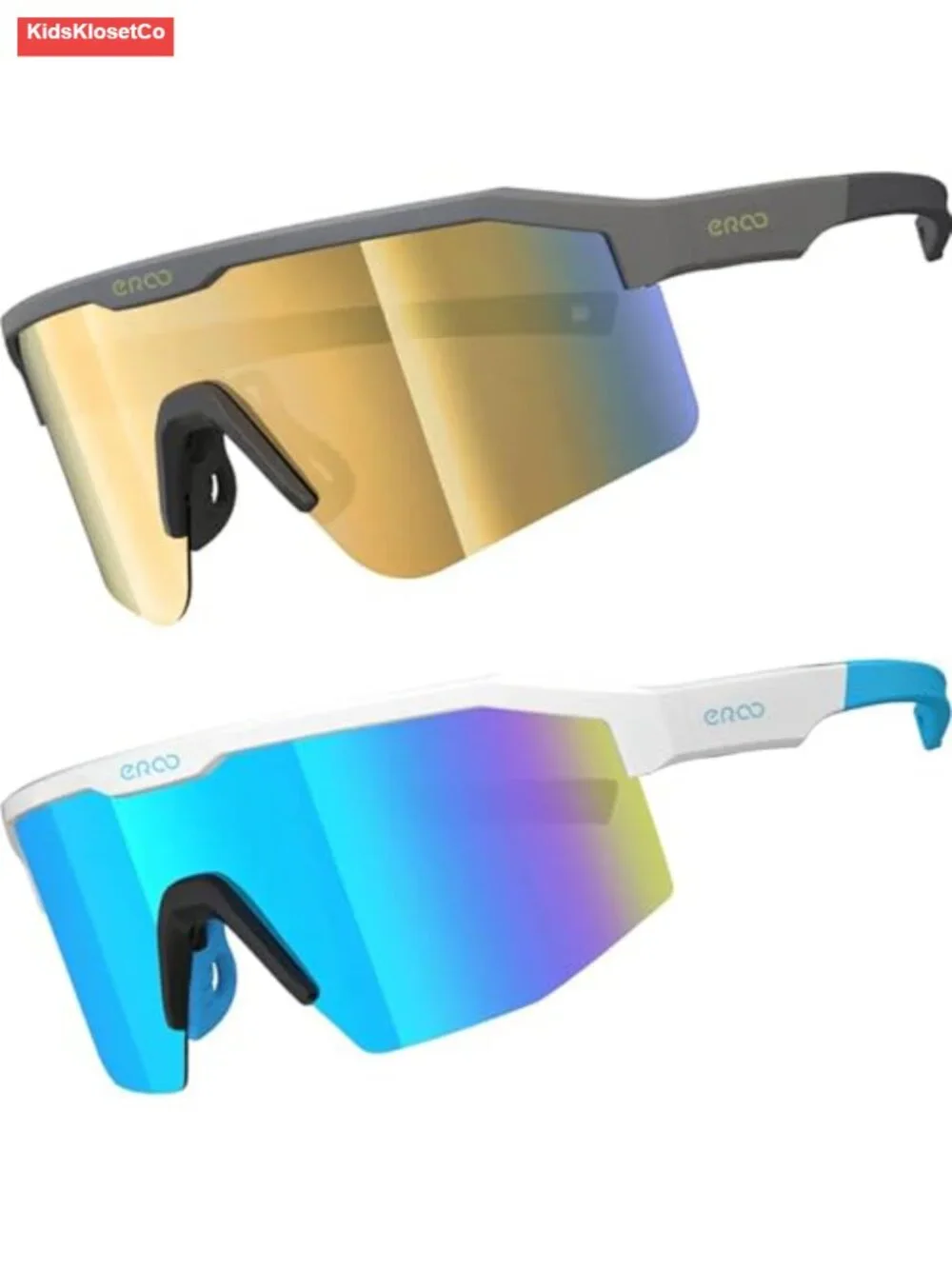 Youth Polarized Sports Sunglasses UV Protection for Baseball Softball Cycling